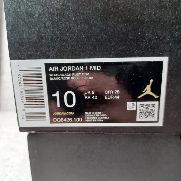 Nike Air Jordan 1 Mid Sneakers Shoes - Picture 8 of 11